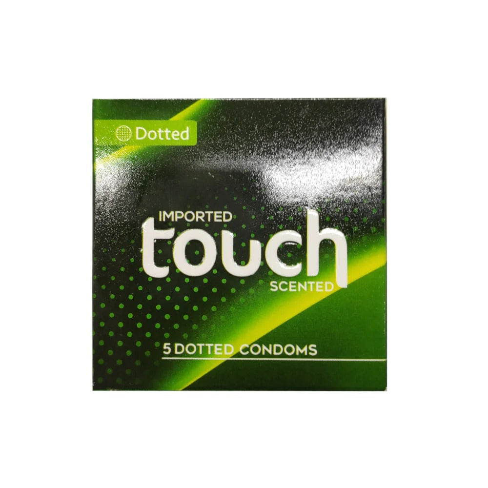 Touch Scented 5 Dotted Condoms Imported