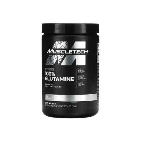 MuscleTech Platinum 100% Glutamine 60 Servings