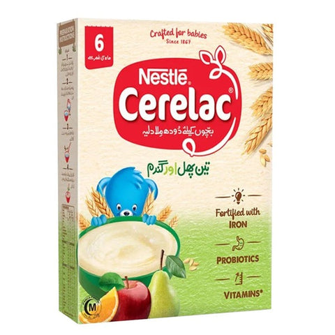 Nestle Cerelac 3 Fruits & Wheat, 350g